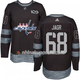 Washington Capitals Dresy Jaromir Jagr 68 1917-2017 100th Anniversary Adidas Černá Authentic - Pánské